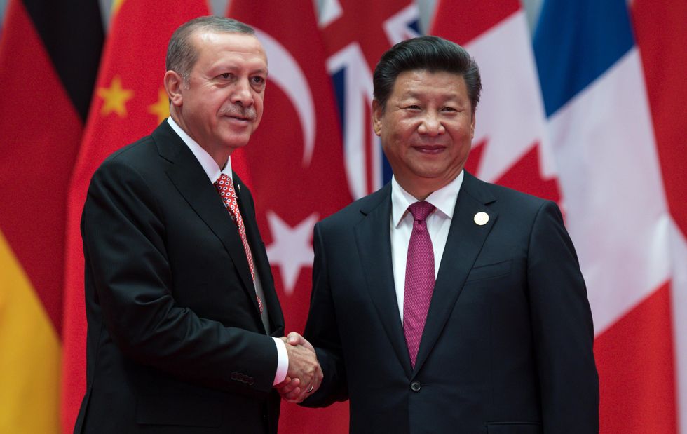Erdogan and Xi Jinping