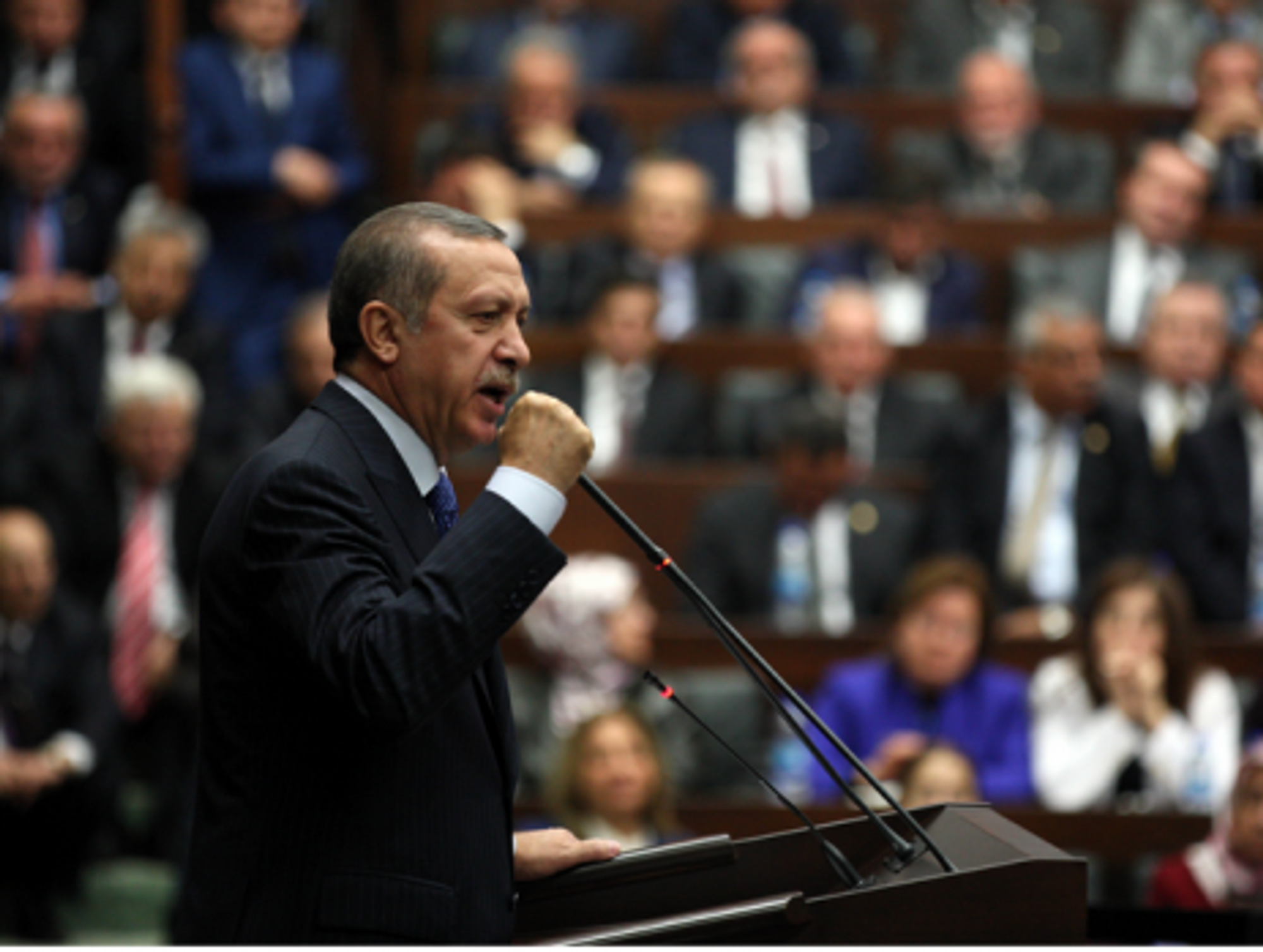 Erdogan speaks