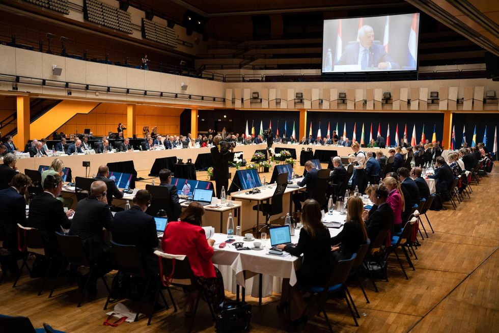 EU meeting of foreign ministers in Prague
