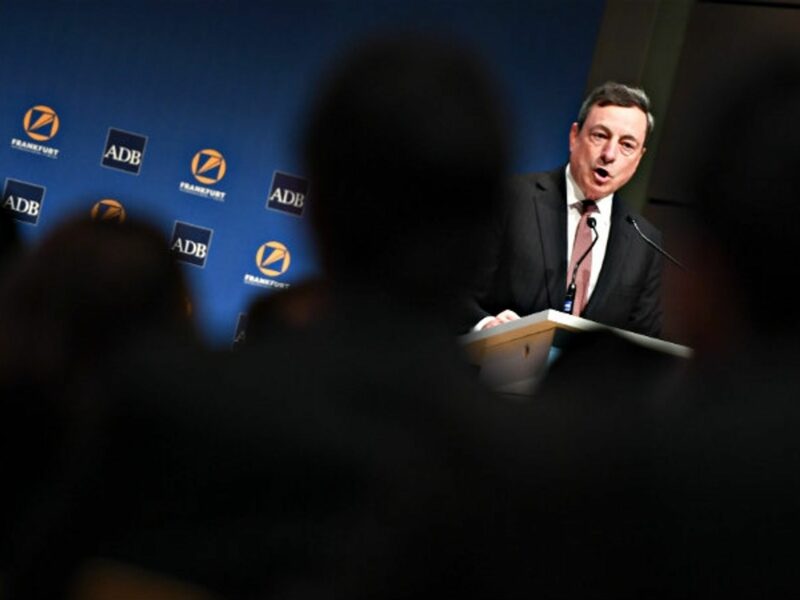 European Central Bank chief Mario Draghi
