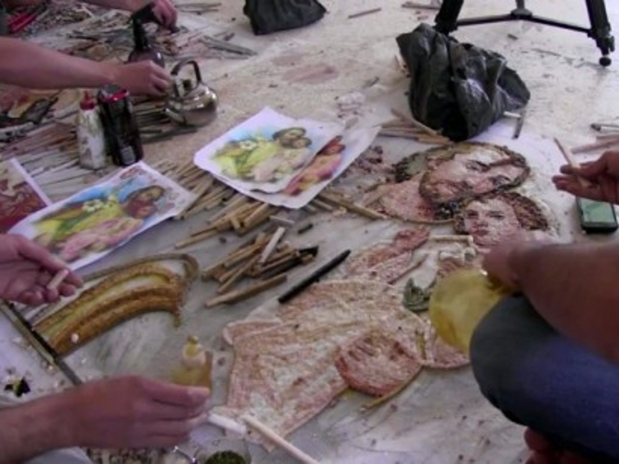 Even In Wartime, Syrians Hold Tight To Ancient Mosaic Craft