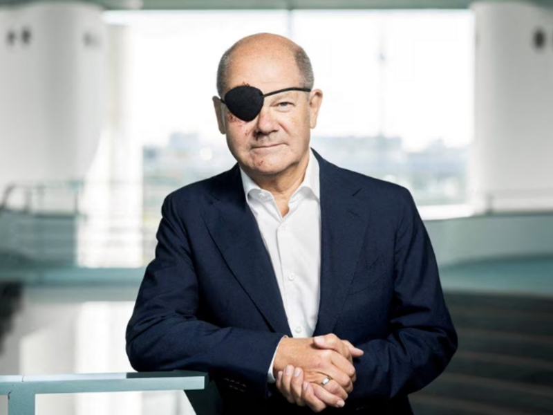 "Excited to see the memes,” German Chancellor Olaf Scholz joked after an official photograph showing him wearing an eye patch was released on Monday. The head of state fell while out running on Saturday and scratched his face. Although he has to wear an eye patch for the next few days or weeks, Scholz is doing well. “Looks worse than it is," the chancellor posted on his account on X, thanking the people for their get-well wishes and encouraging netizens to make fun of his new look. — Photo: Bundesregierung/Steffen Kugler