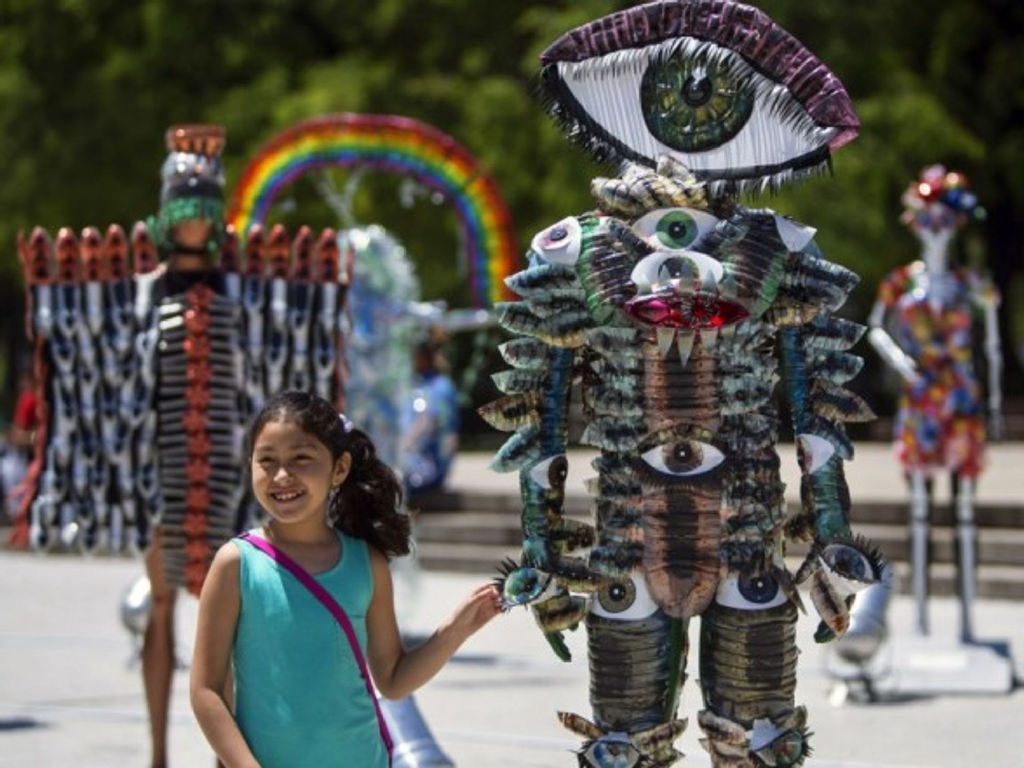 Exhibition of Plastic Waste Art in Buenos Aires