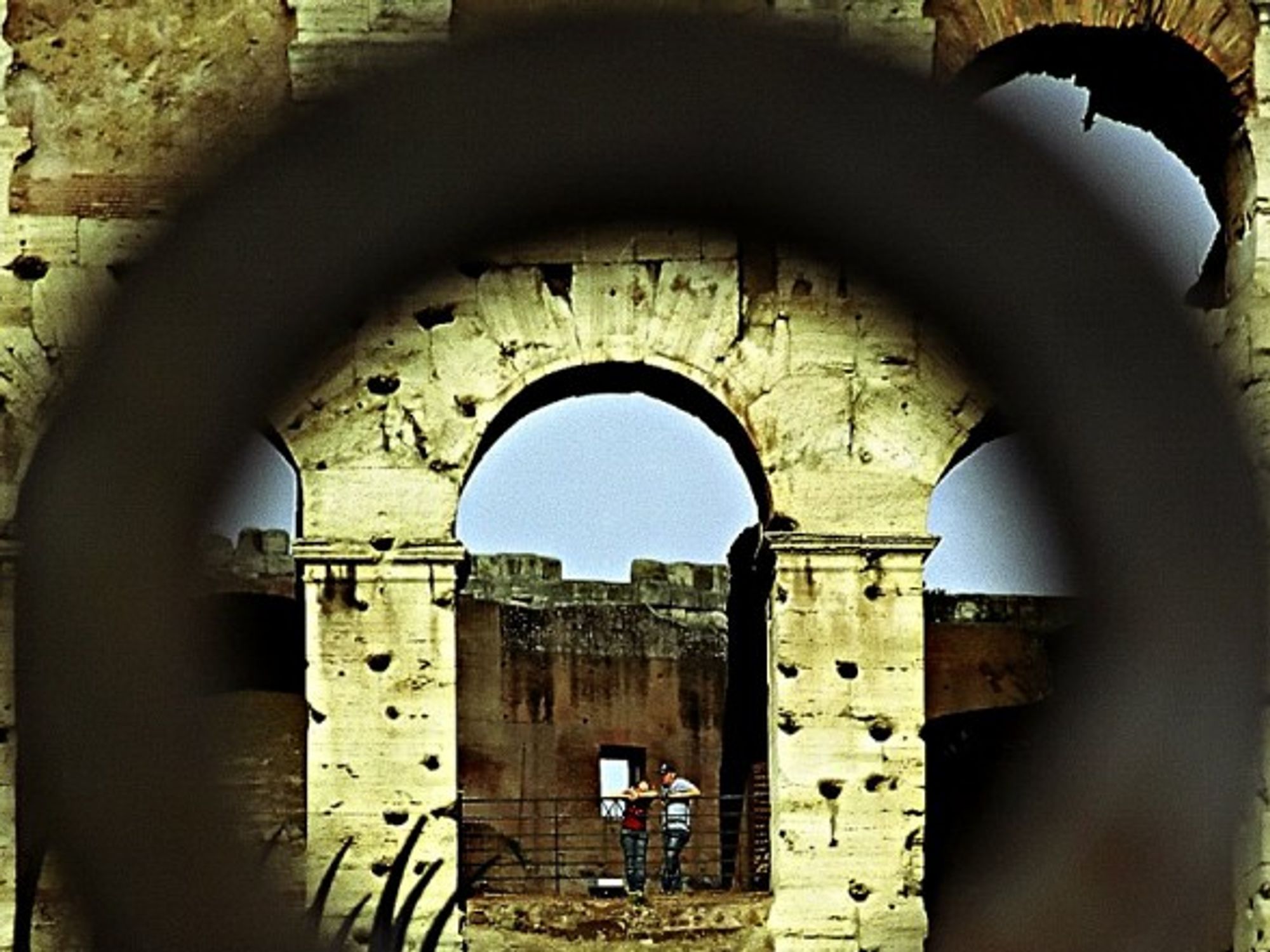 Eye on the Roman Coliseum