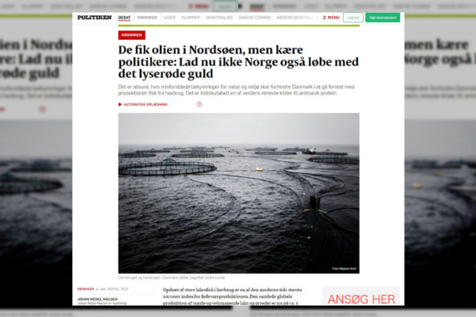 ? DENMARK, A SMALL FISH IN THE SALMON INDUSTRY’S BIG POND