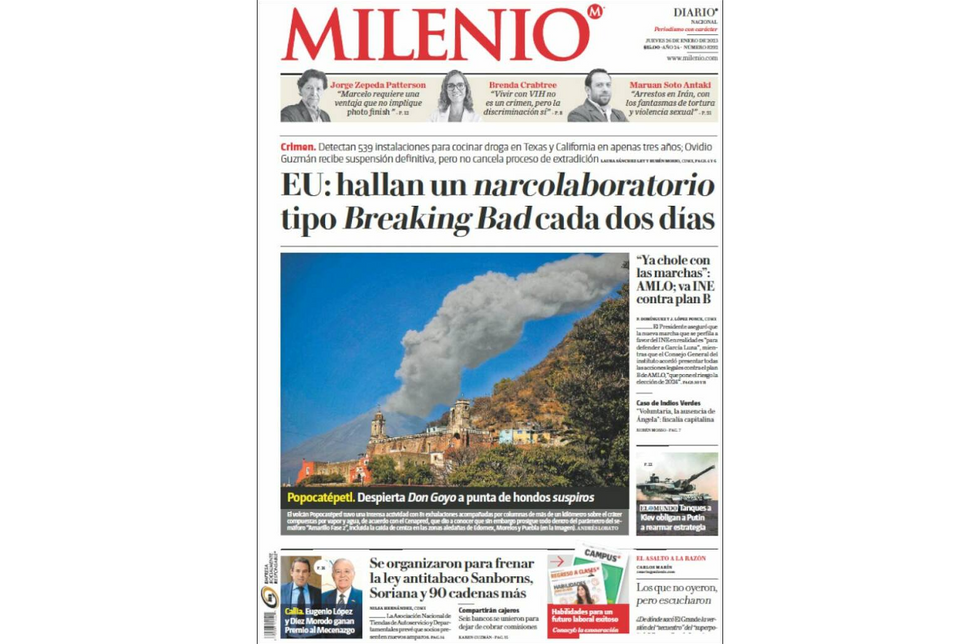 ? UP, FRONT PAGE AND CENTER 