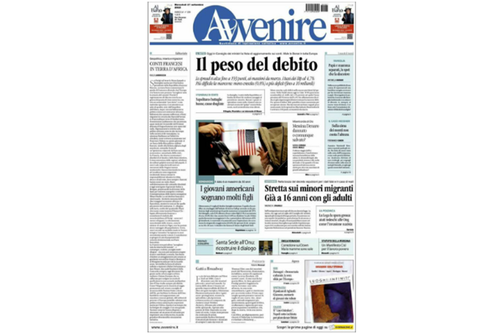 ? UP, FRONT PAGE AND CENTER