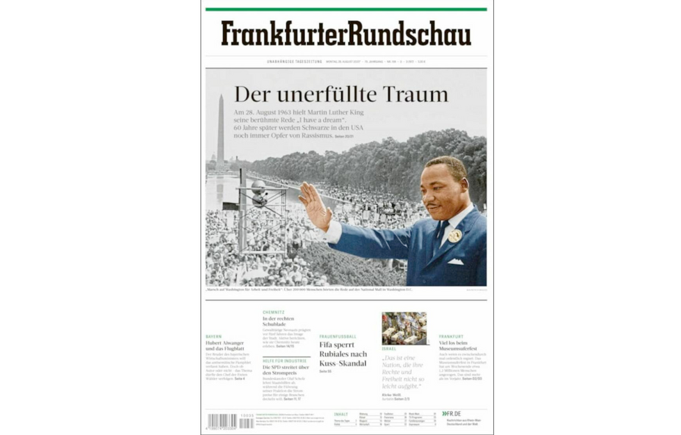 🗞 UP, FRONT PAGE AND CENTER