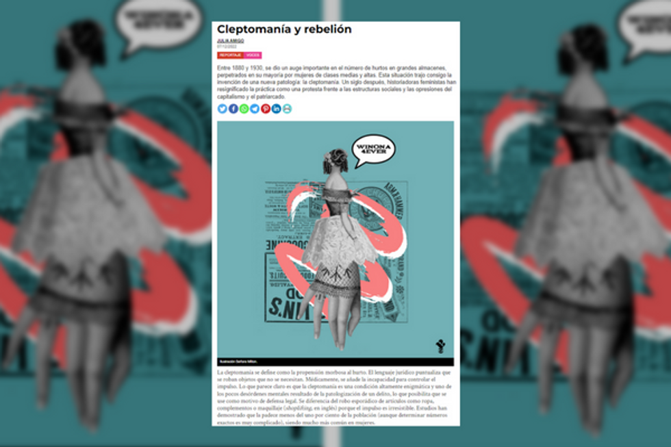 ? Stealing: a rich woman’s disease, a poor woman’s crime