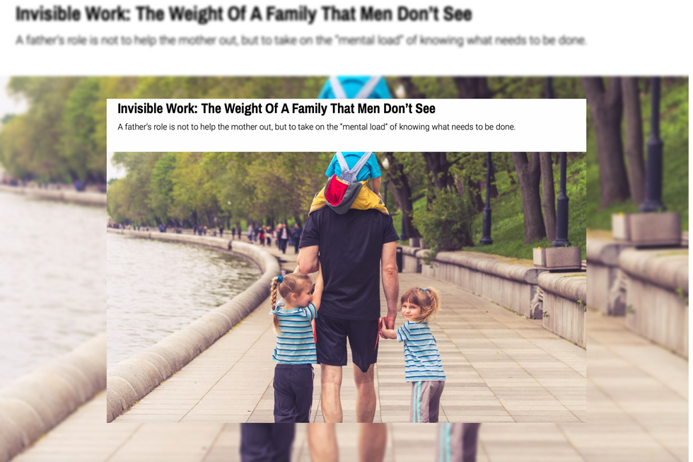 ? The very visible toll of the hidden mental load