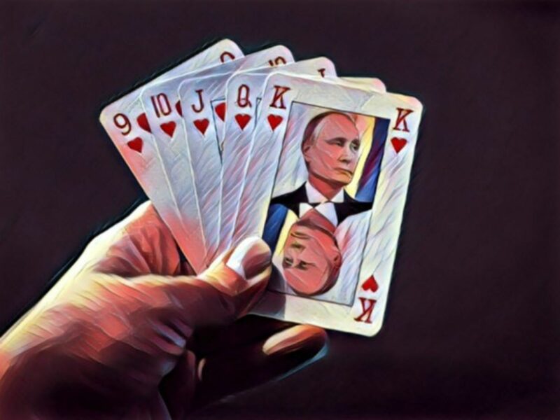 Facing potential Second Cold War, participating countries strategize as if playing poker.