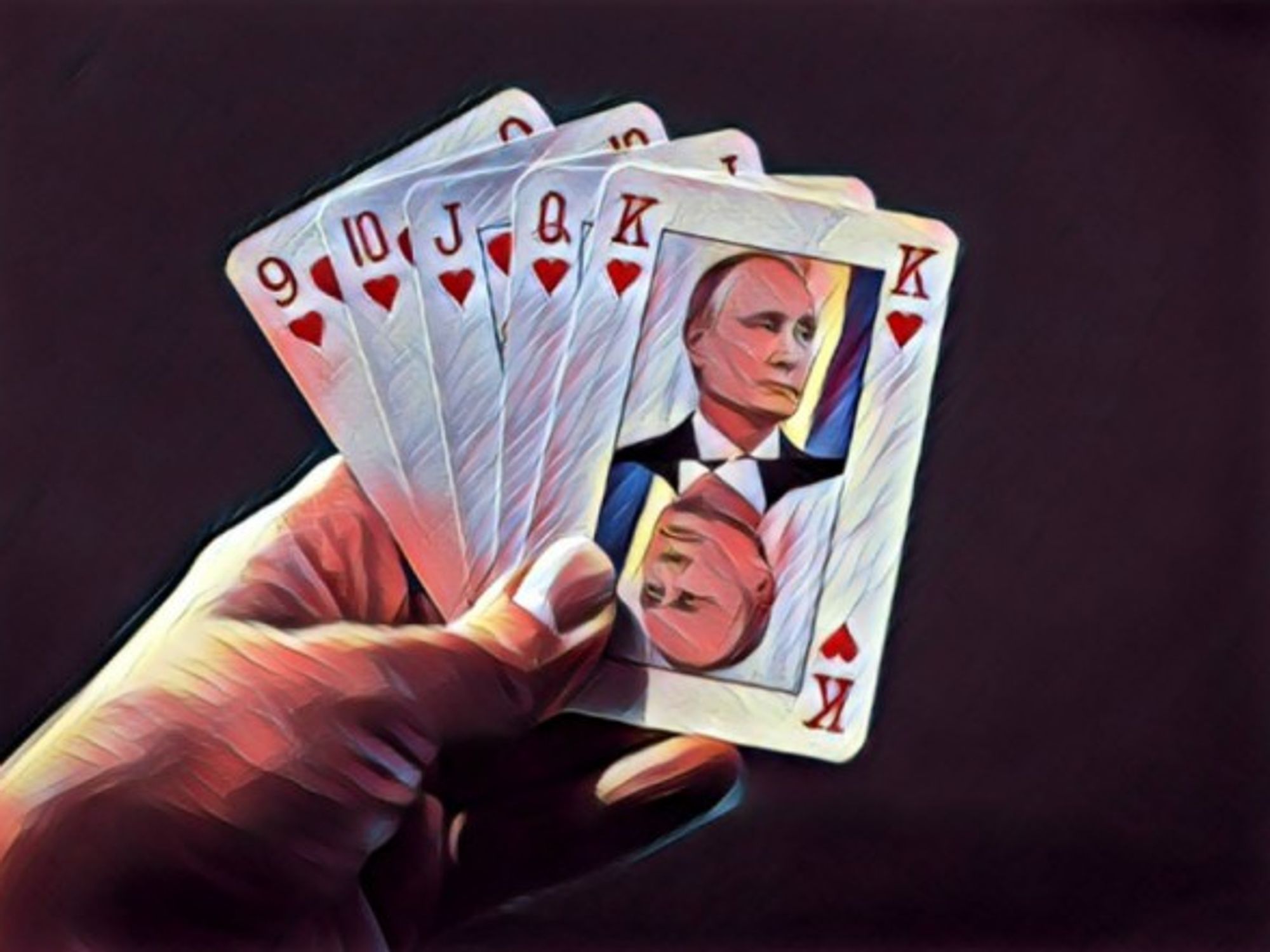 Facing potential Second Cold War, participating countries strategize as if playing poker.