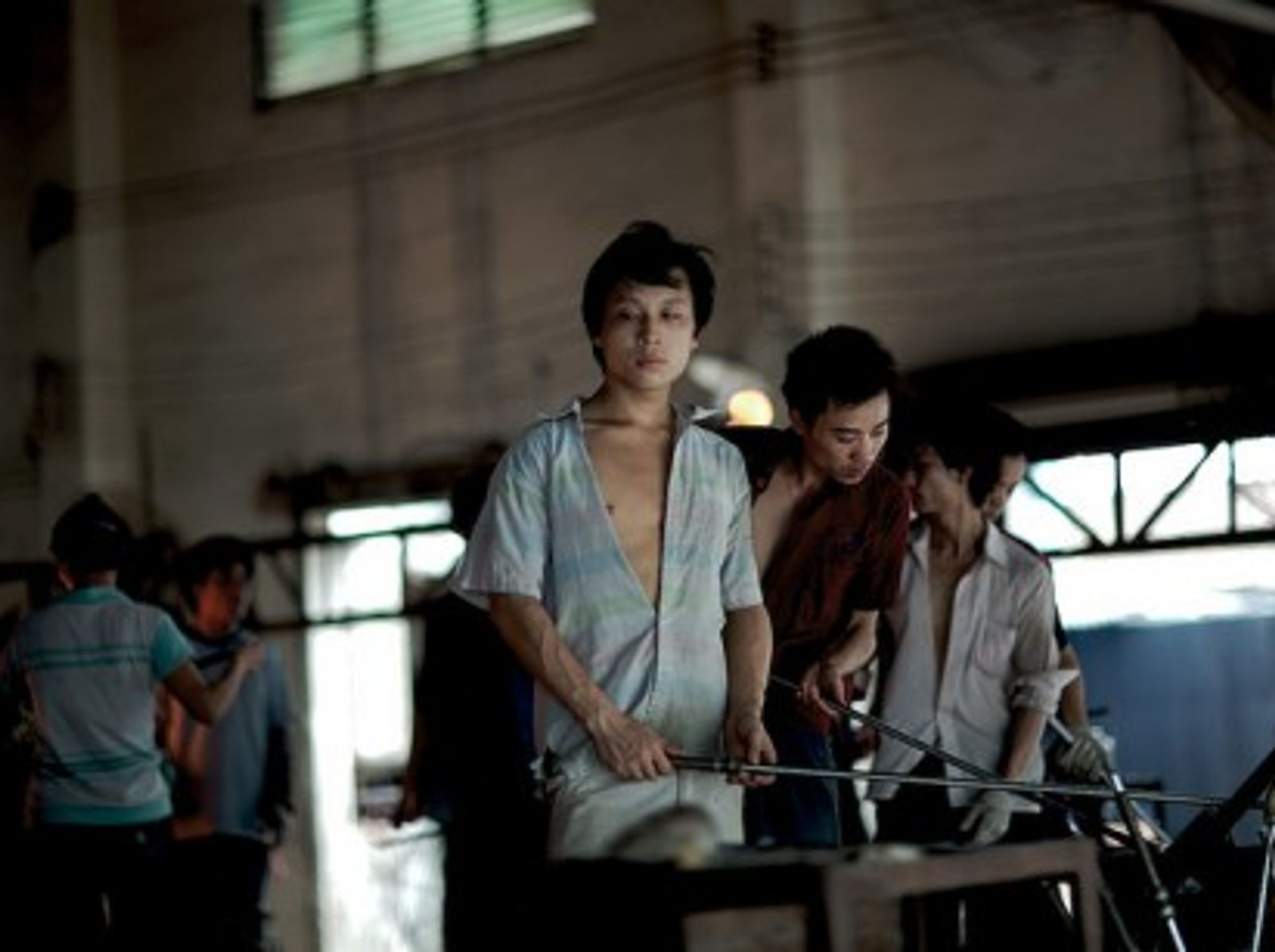 Factory workers in Guangdong, China (Lyle Vincent)