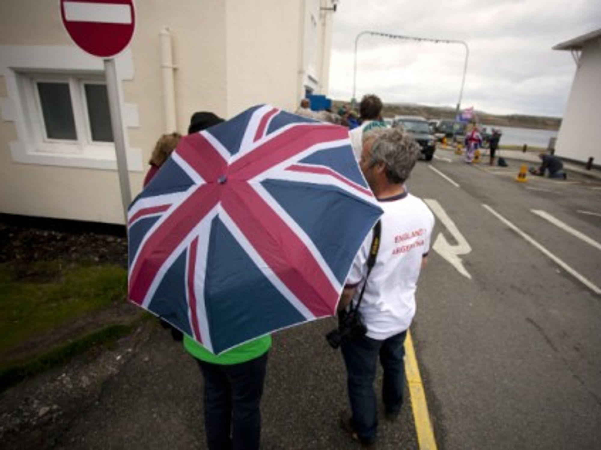 Falkland islanders in March 2013
