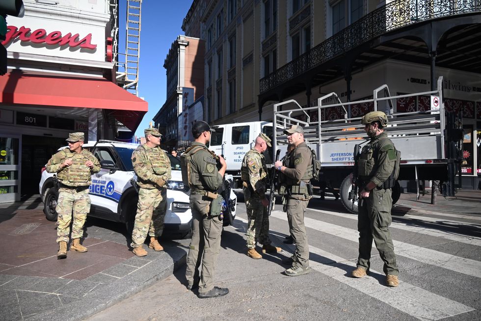 FBI, ATF and police agents are still present as the French Quarter re-opens following the New Year's Day attack.