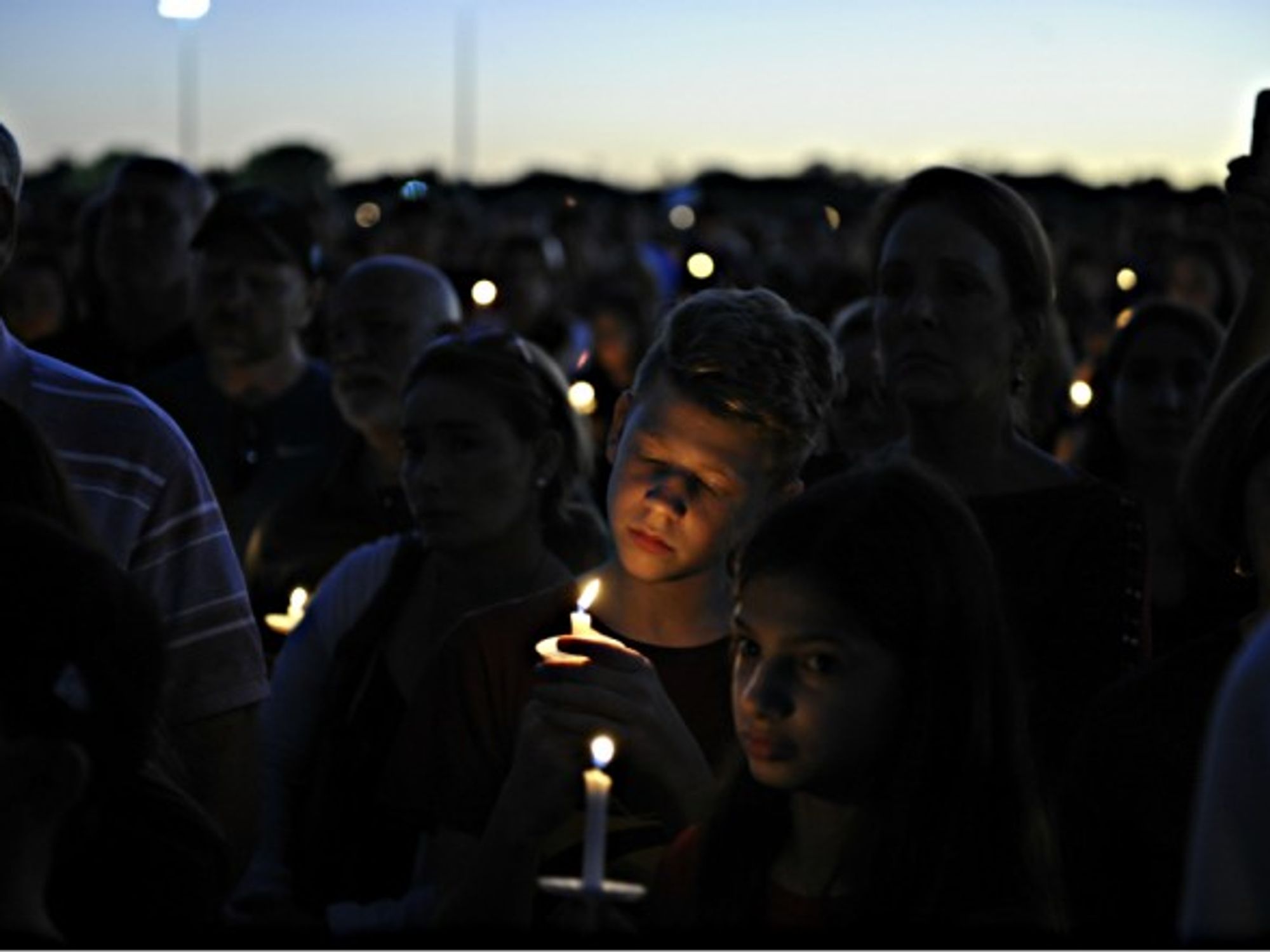 Feb. 16 vigil for the victims of the Florida shooting