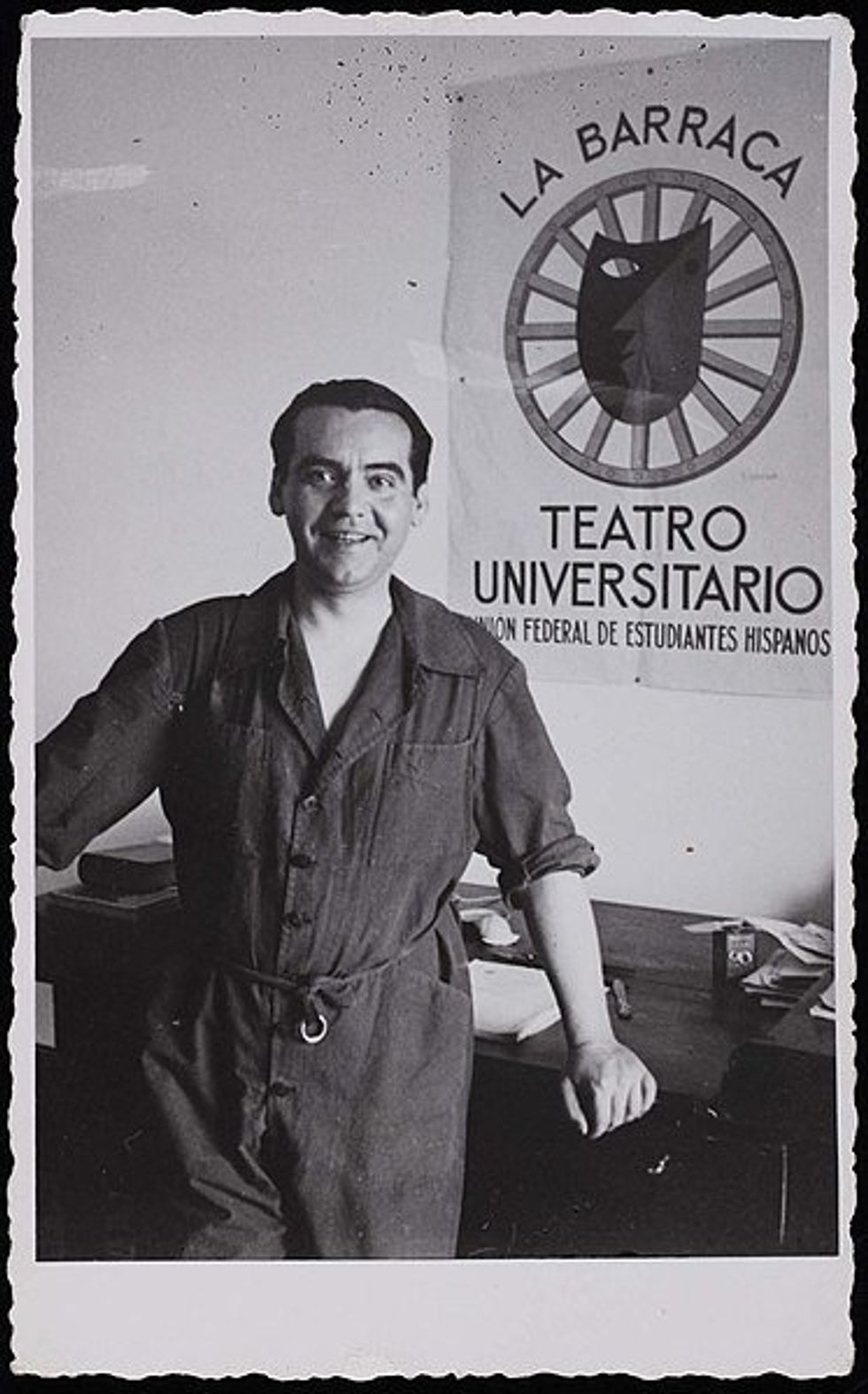 Federico García Lorca at family's summer residence Huerta de San Vicente, in Granada, in 1932
