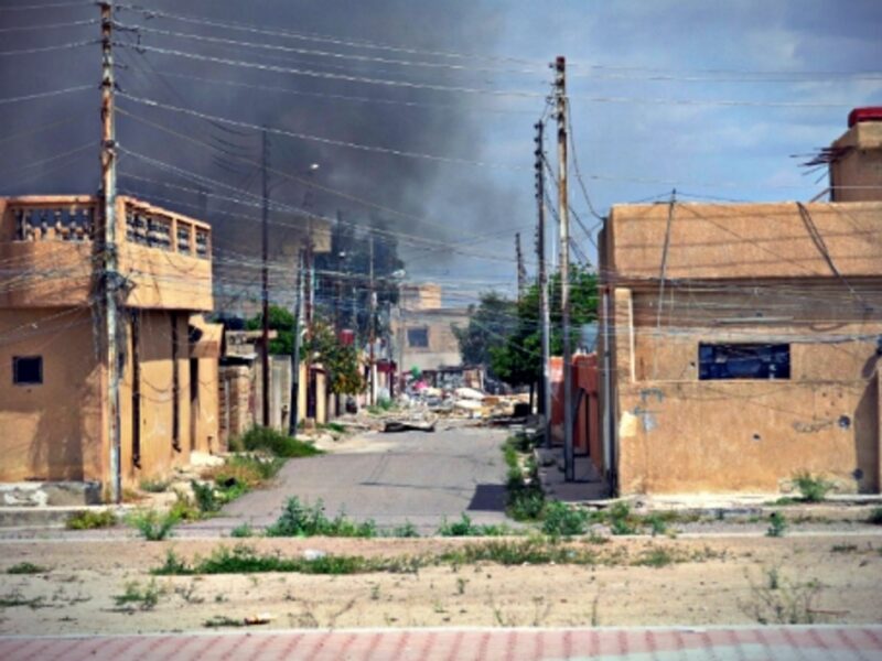 Fighting in Tikrit in April