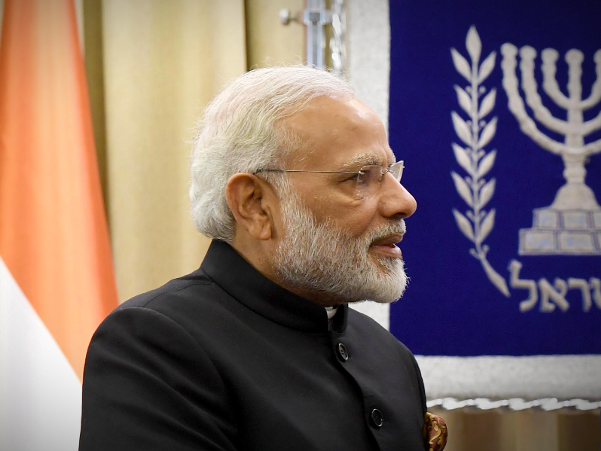 File photo of ​Indian Prime Minister Narendra Modi in Jerusalem