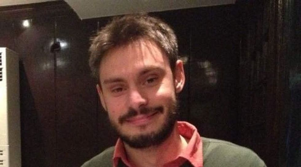 File photo of Italian student Giulio Regeni