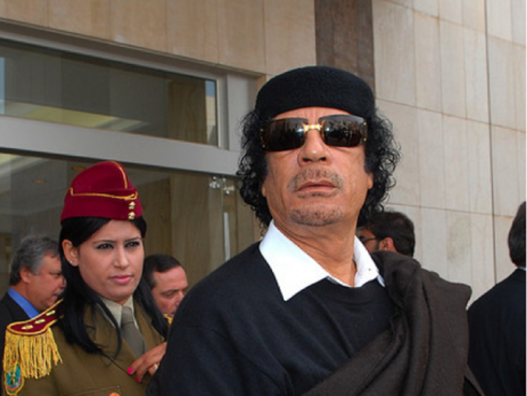 File photo of Muammar Gaddafi (Ammar Abd Rabbo)