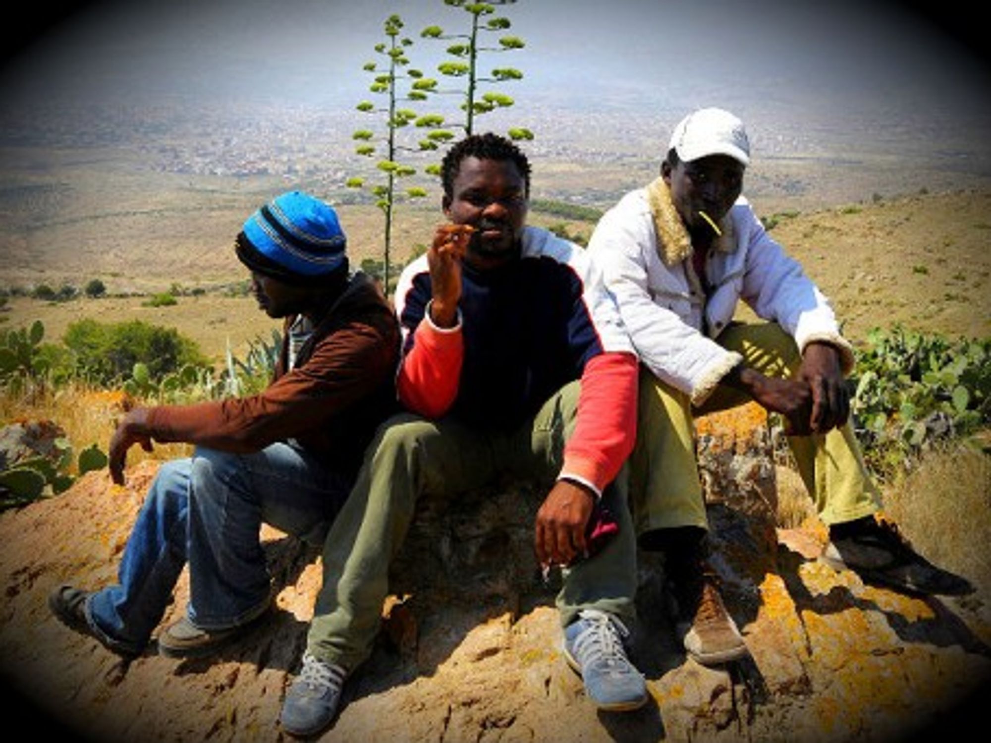 File photo of Nigerian immigrants near Nador City