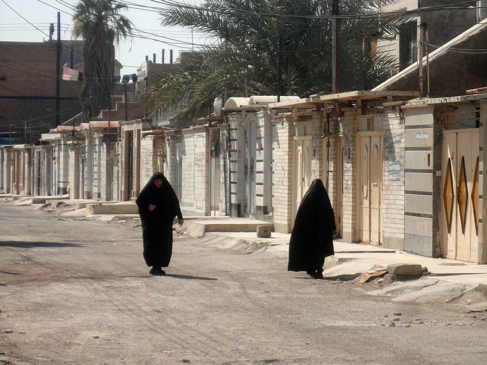 File photo of women walking in Ahvaz, Iran, where the killing took place