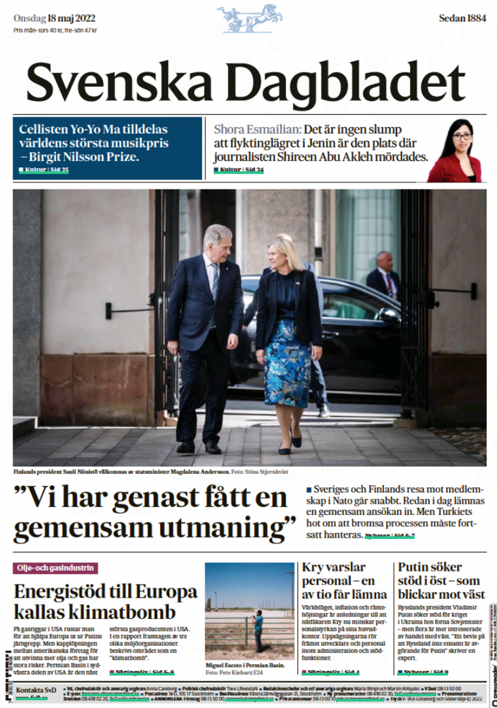 Finland And Sweden Formally Apply To NATO