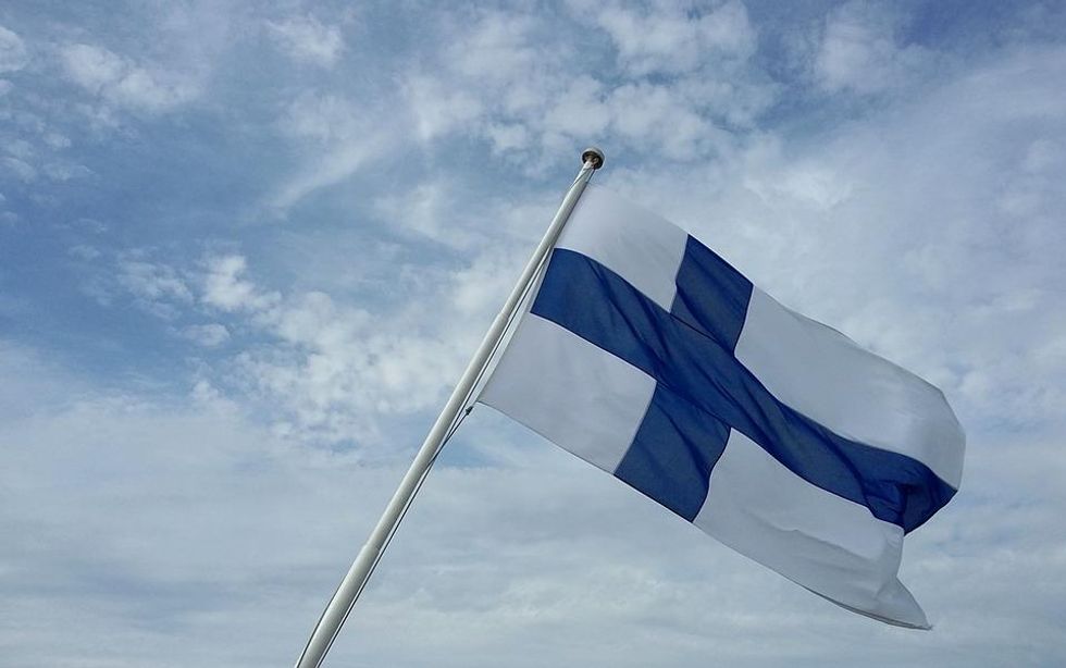 Finland Flag Sky - Free photo on Pixabay