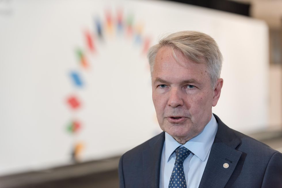 Finland's foreign minister Pekka Haavisto