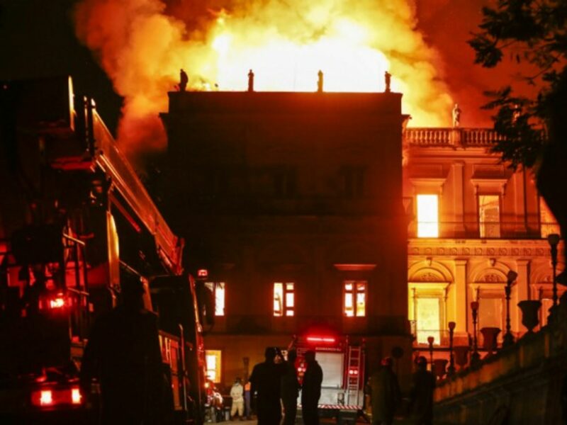Fire at Rio de Janeiro's National Museum on Sept. 3