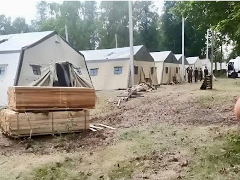 First Up-Close Look At New Wagner Camps In Belarus, Training Has Begun