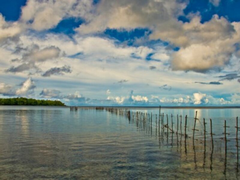Fish traps in Efate, Vanuatu