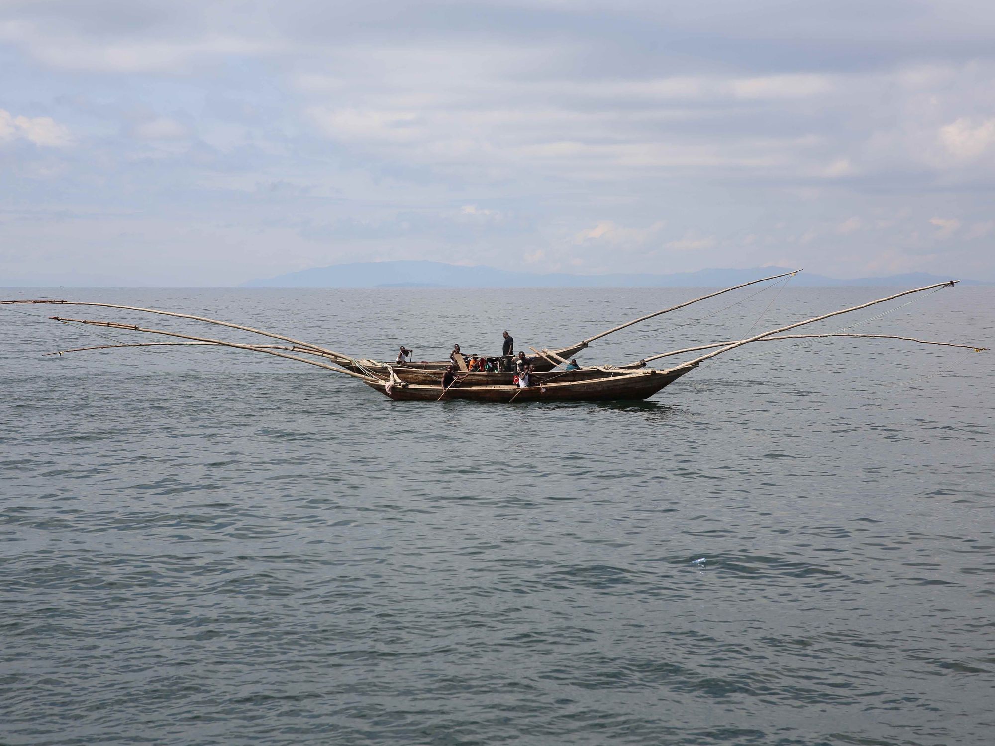 Fishermen on Lake Kivu​