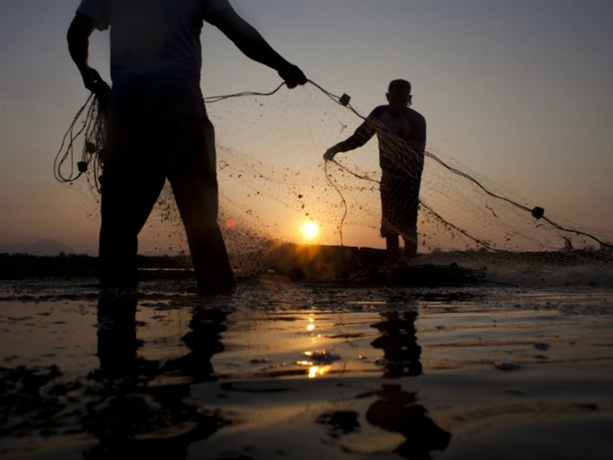 Fishing in Banda Aceh, Indonesia