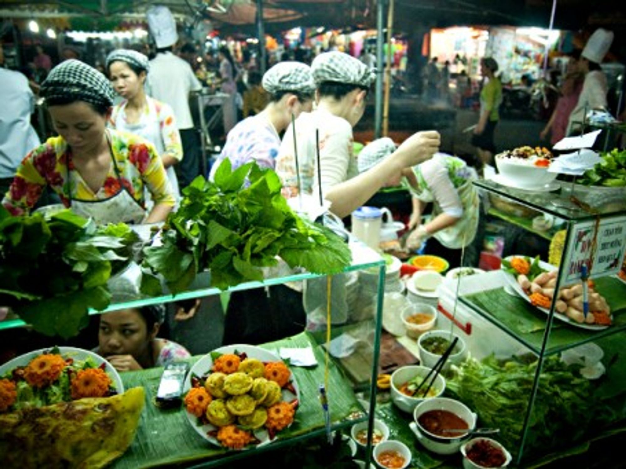 Food stall in Ho Chi Minh City