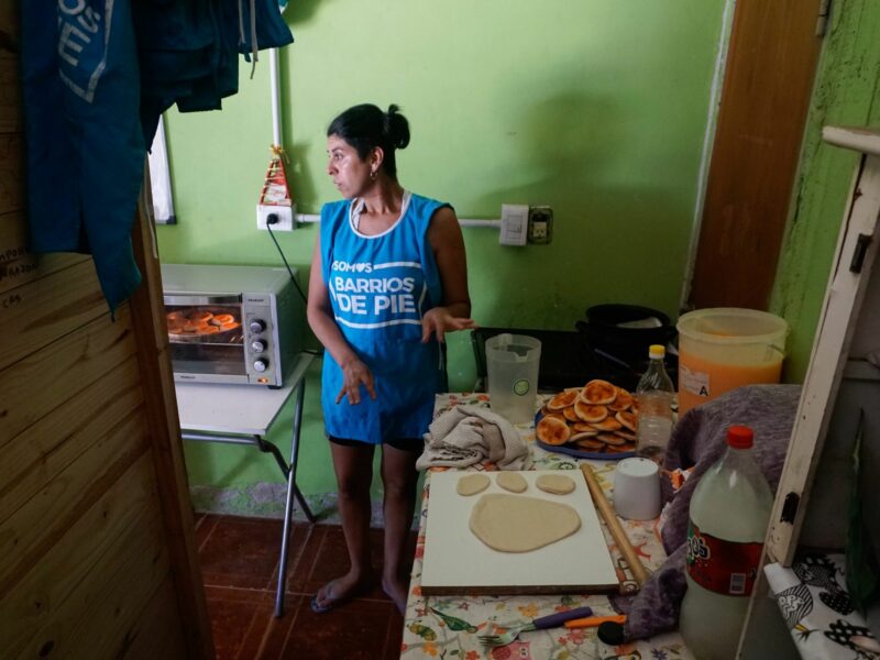 For many families who visit the supplemental soup kitchen at Punto Educativo Paulo Freire, the pizza they serve is their only meal of the day.