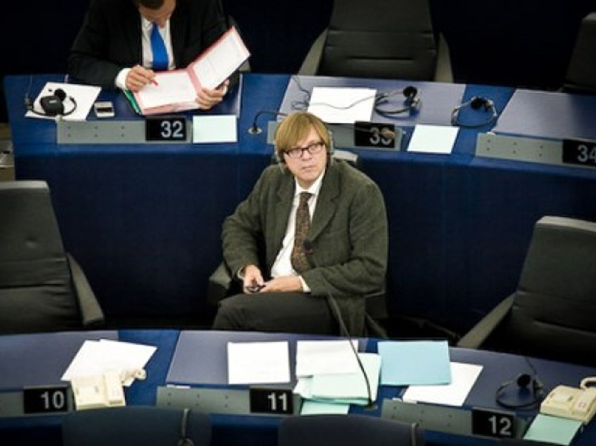 Former Belgian PM Guy Verhofstadt, now a member of the European Parliament
