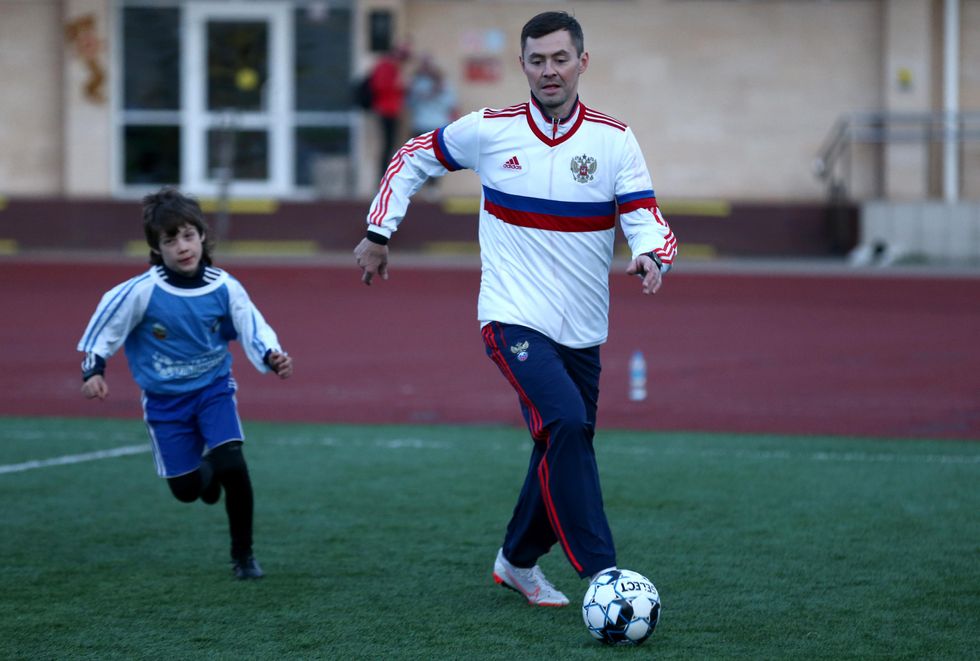 Former Premier League soccer star Diniyar Bilyaletdinov