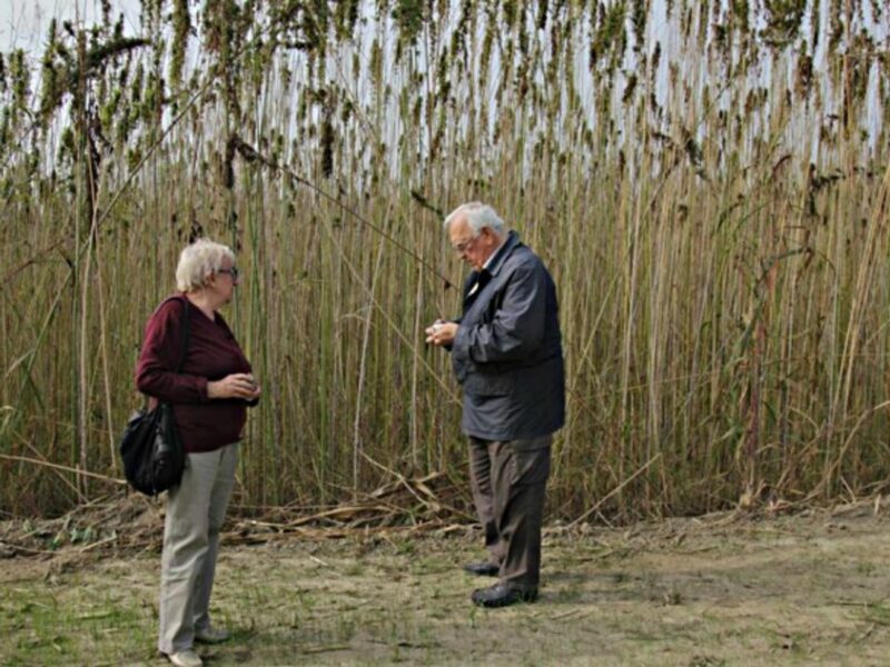 Founders of AssoCanapa, Margherita Baravalle and Felice Giraudo.