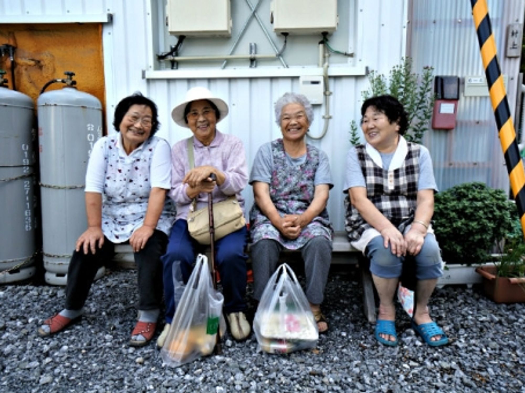 Four smiles in Japan