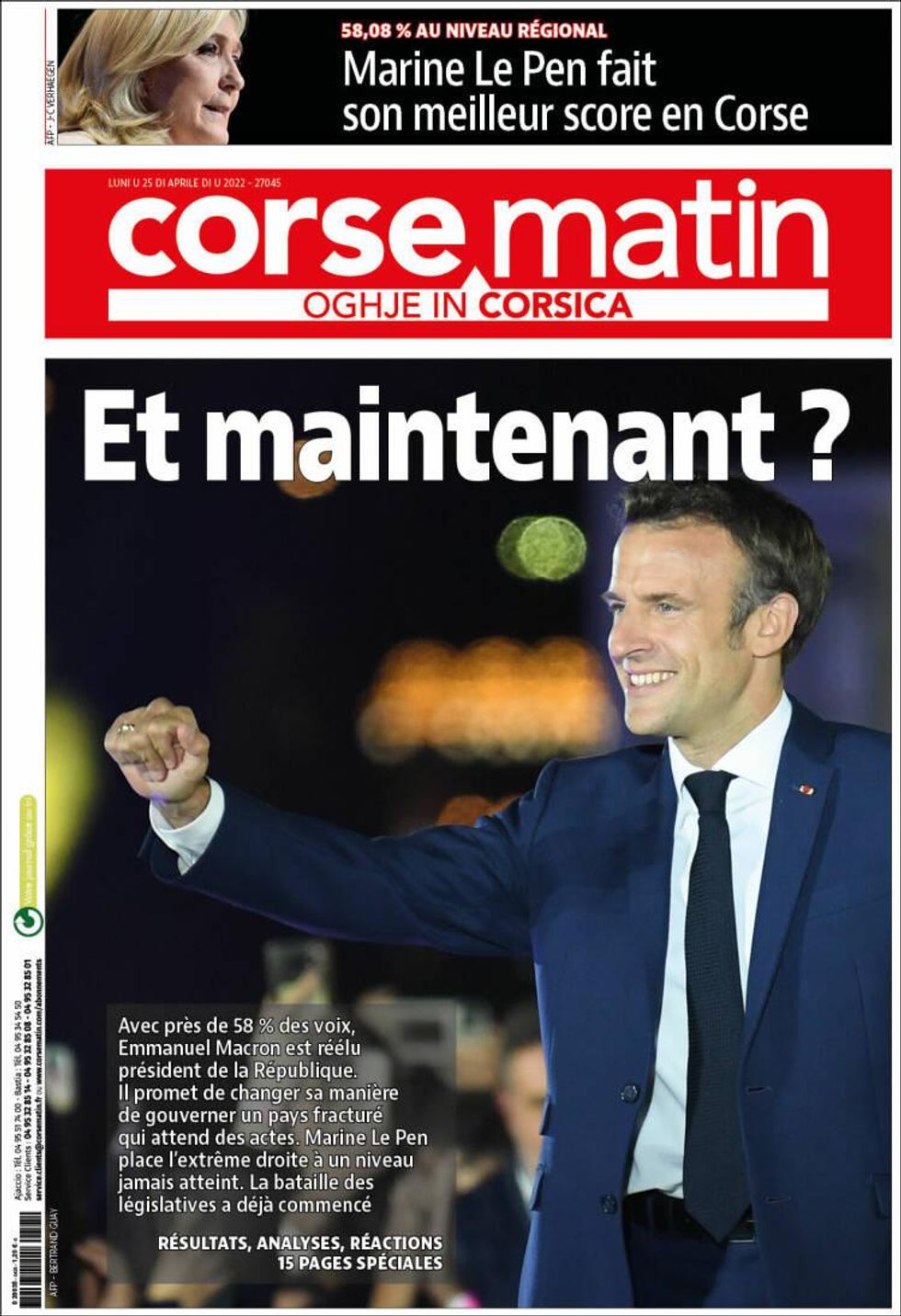 FRANCE - Corse Matin