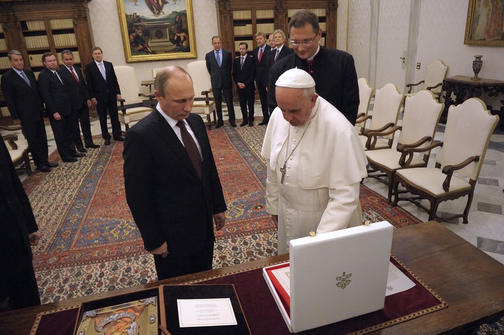 Francis has received Putin three times, more than any other European head of state
