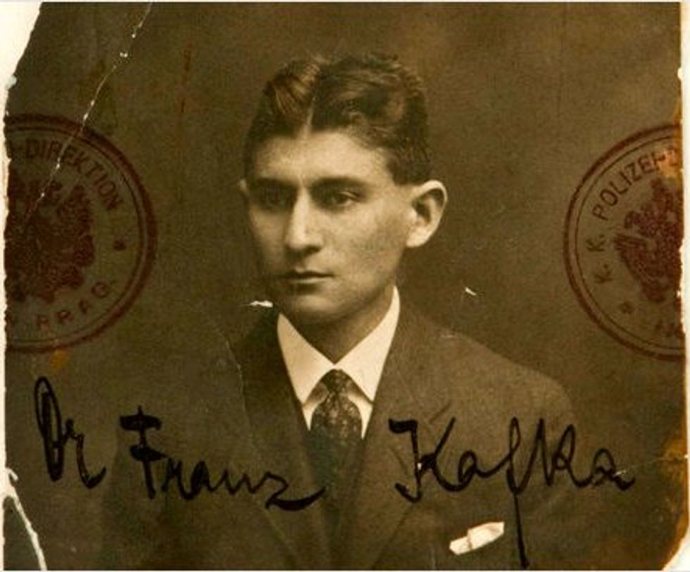 Franz Kafka​ Passport photograph.