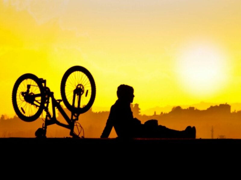 Free to ride a bike instead of going to school