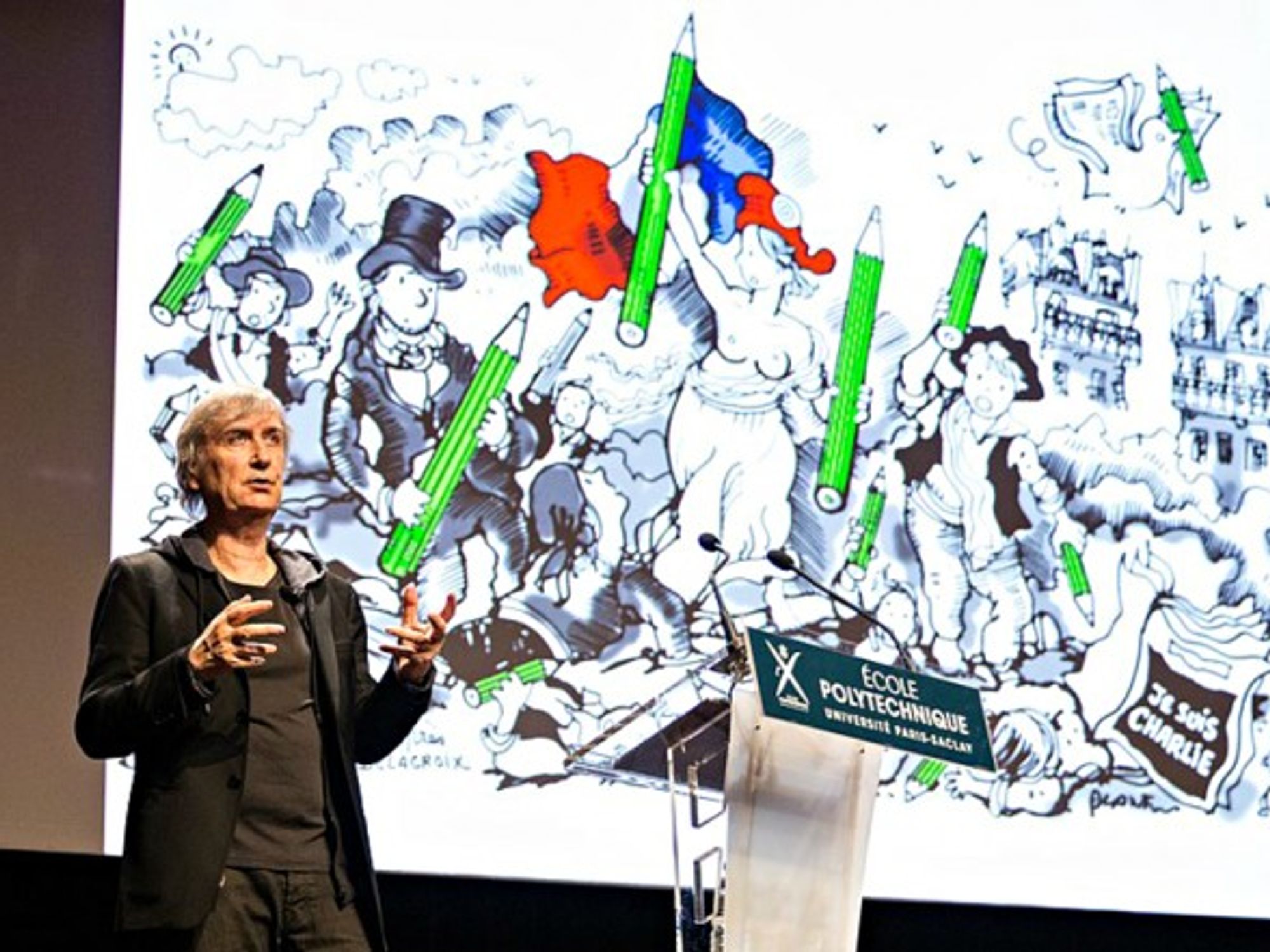 French cartoonist Plantu