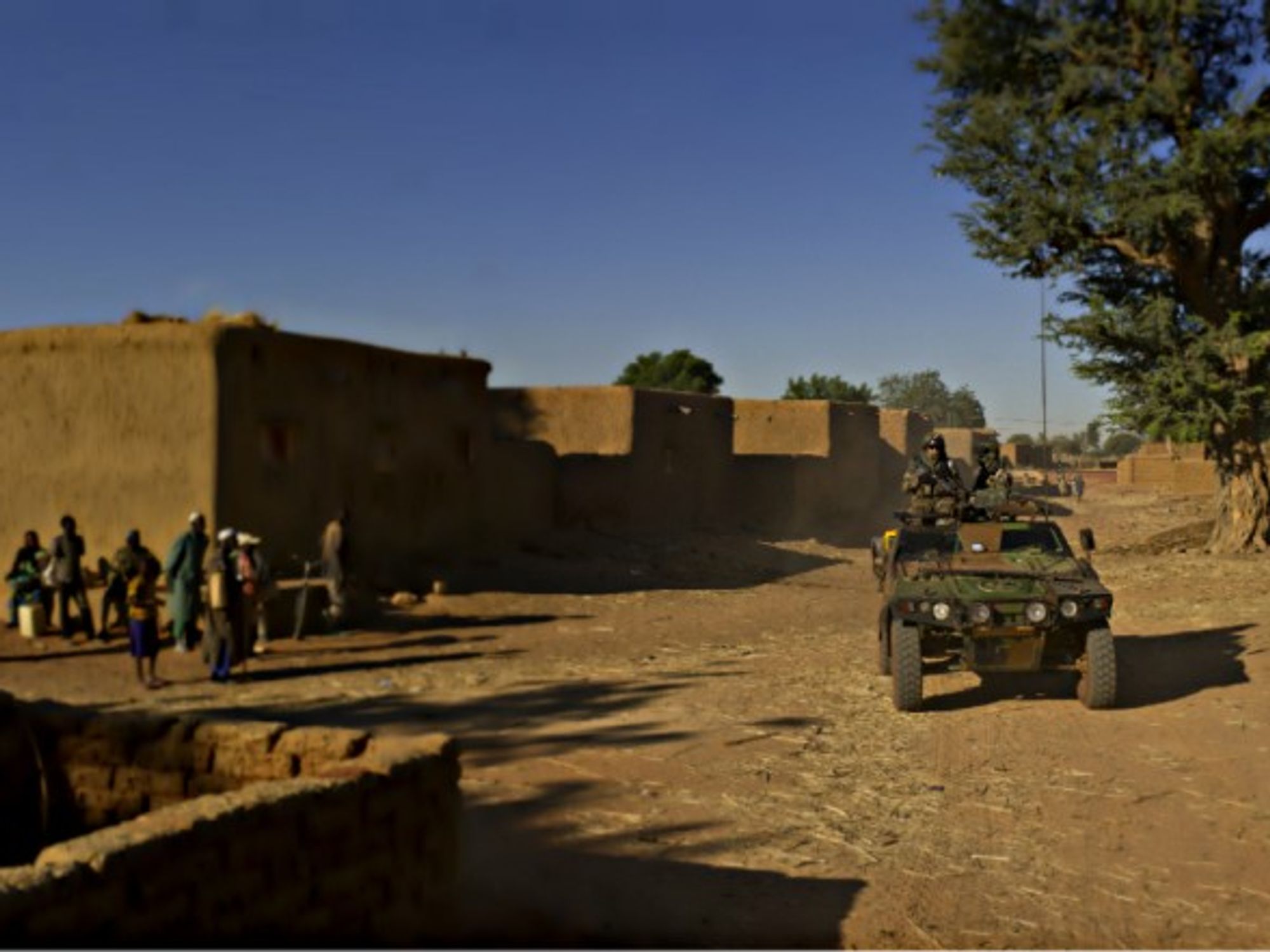 French forces in Bamako, Mali