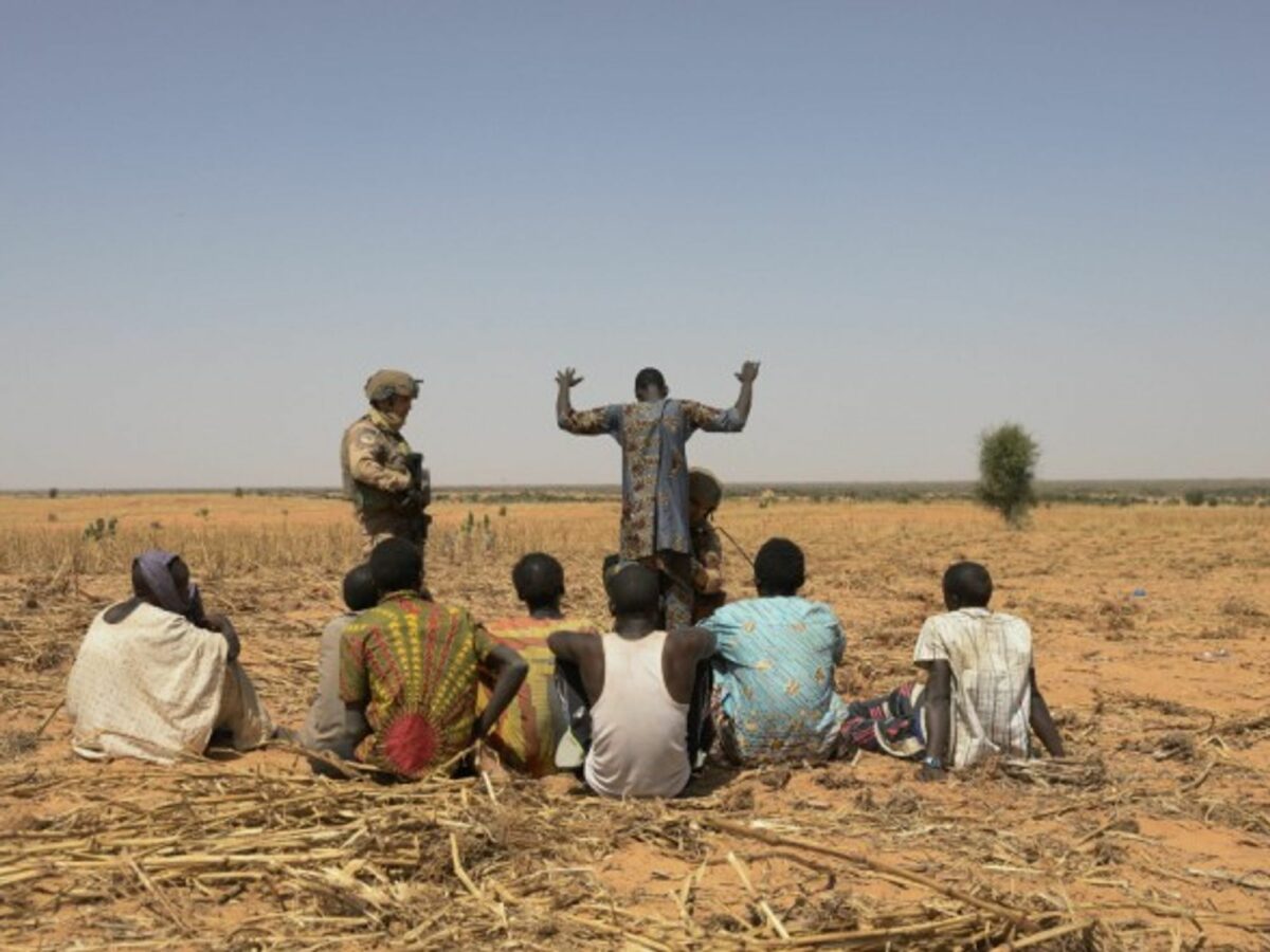 French soldiers of Operation Barkhane in Tofagala, Burkina Faso in 2019