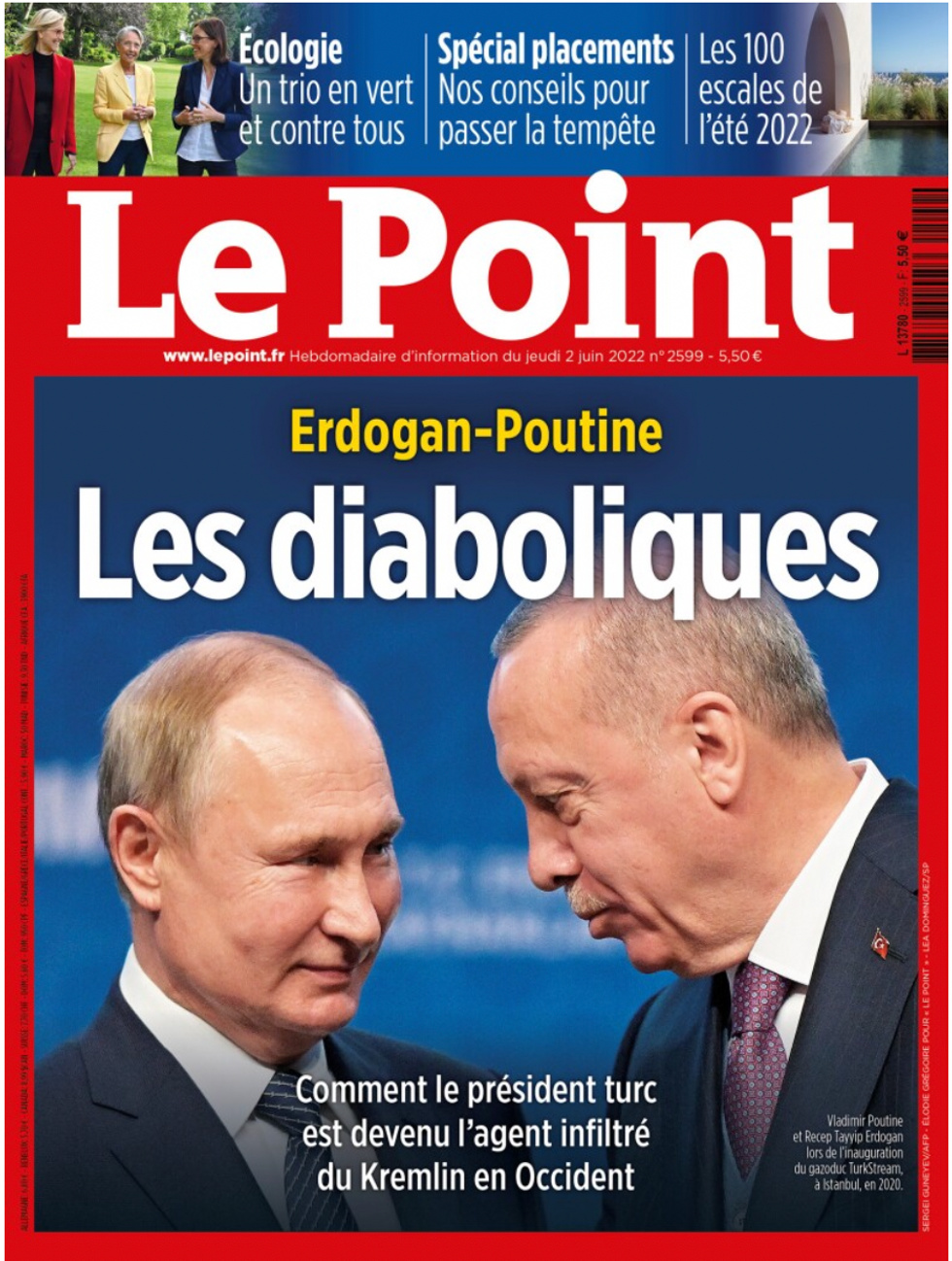 French weekly Le Point's cover last week