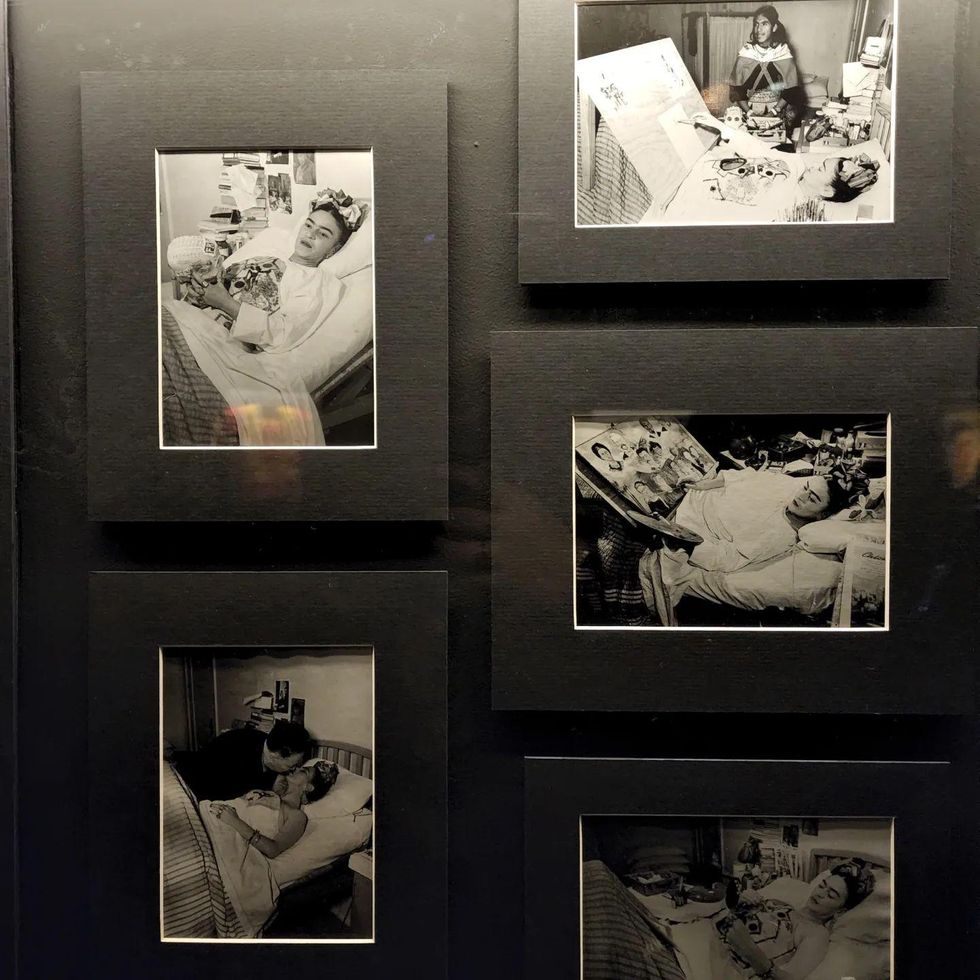 Frida Kahlo photographs as part of the MALBA exhibition in Buenos Aires